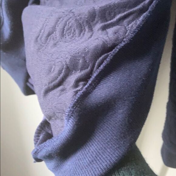 Urban Mood Navy Quilted Crew Sweatshirt - S - Picture 9 of 10